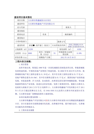 大石桥市程鑫丽园小区项目