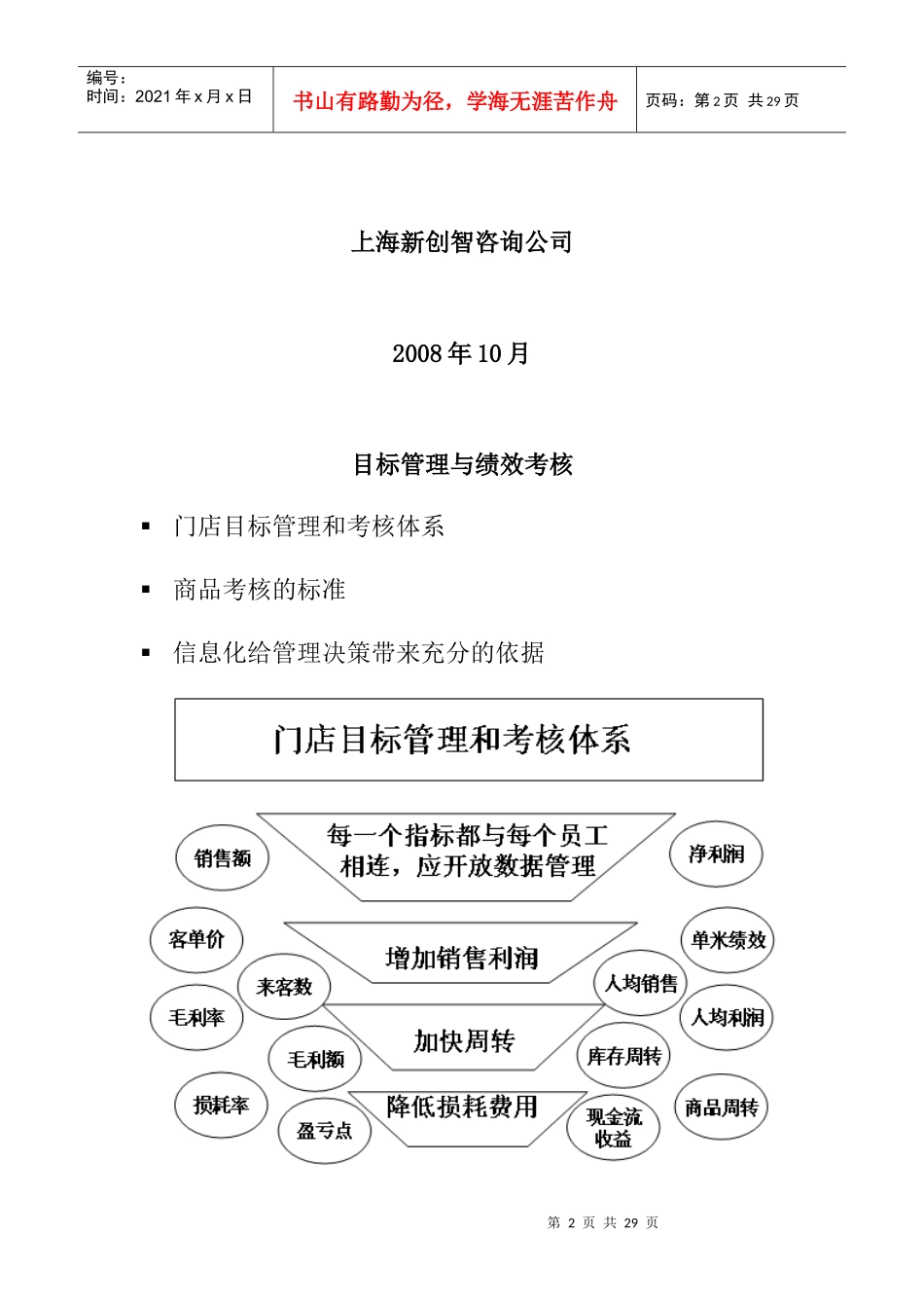 天天乐连锁超市目标管理与绩效考核办法（DOC 25页）_第2页