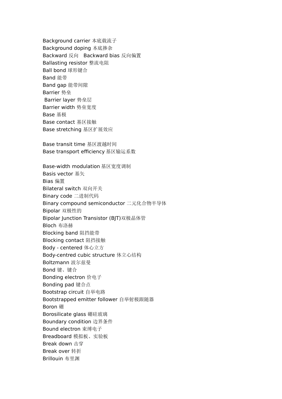 微电子专业词汇5780330168_第2页