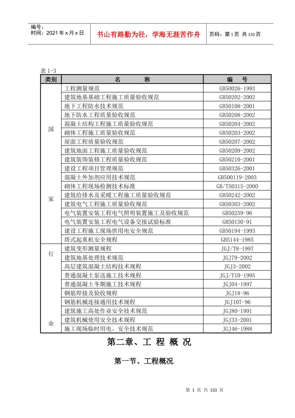 多层施工组织设计概述_第2页