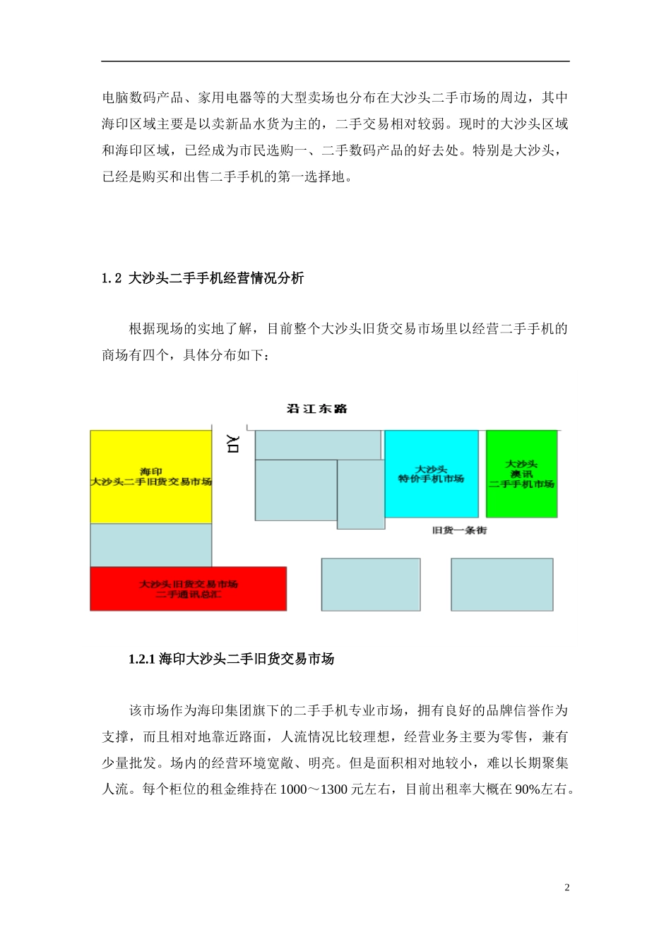 大沙头旧货专业市场前期策划方案_第2页