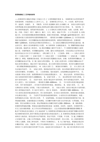 家居装修施工工艺和验收标准2593214548