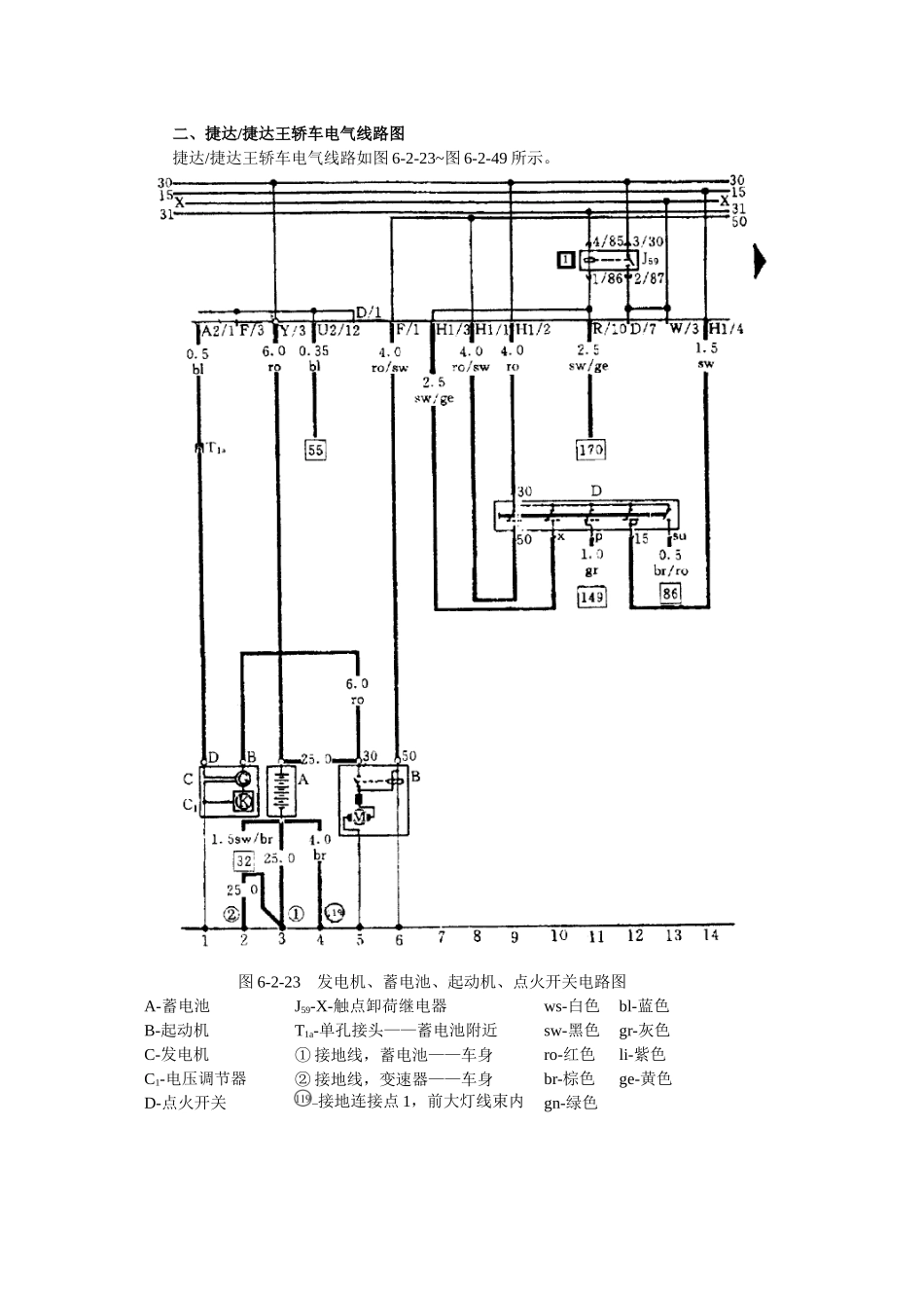 捷达电气元件位置与电路图2_第1页