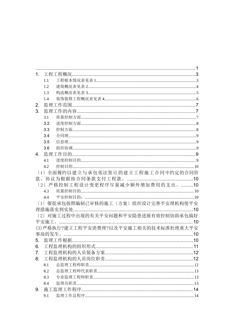 杭州粮油码头仓库建设工程监理规划_第1页