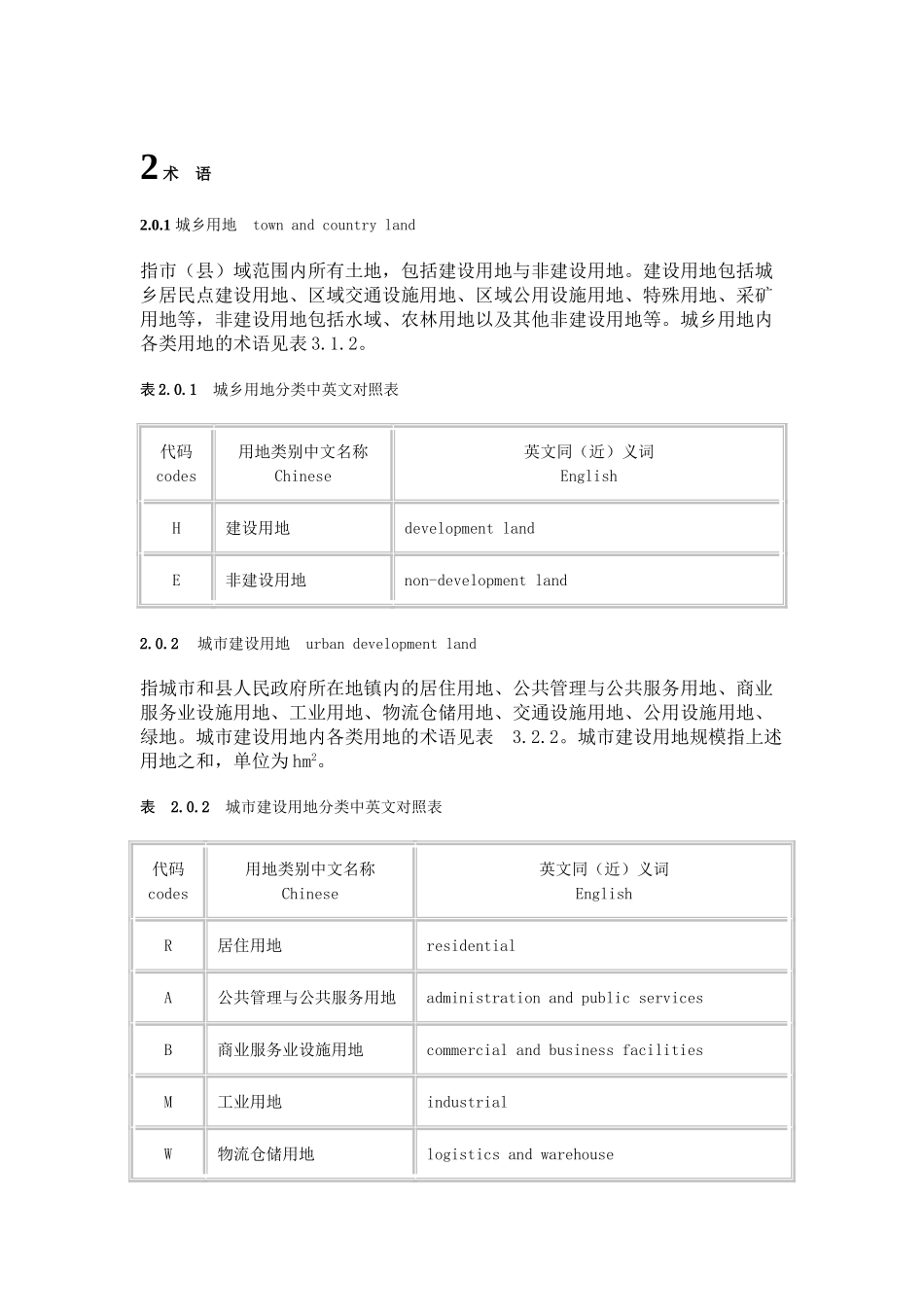 新城市用地分类与规划建设用地标准(XXXX)(54页)_第2页