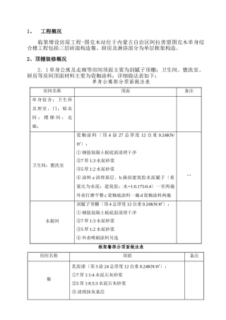 某宿舍综合楼框架吊顶技术交底