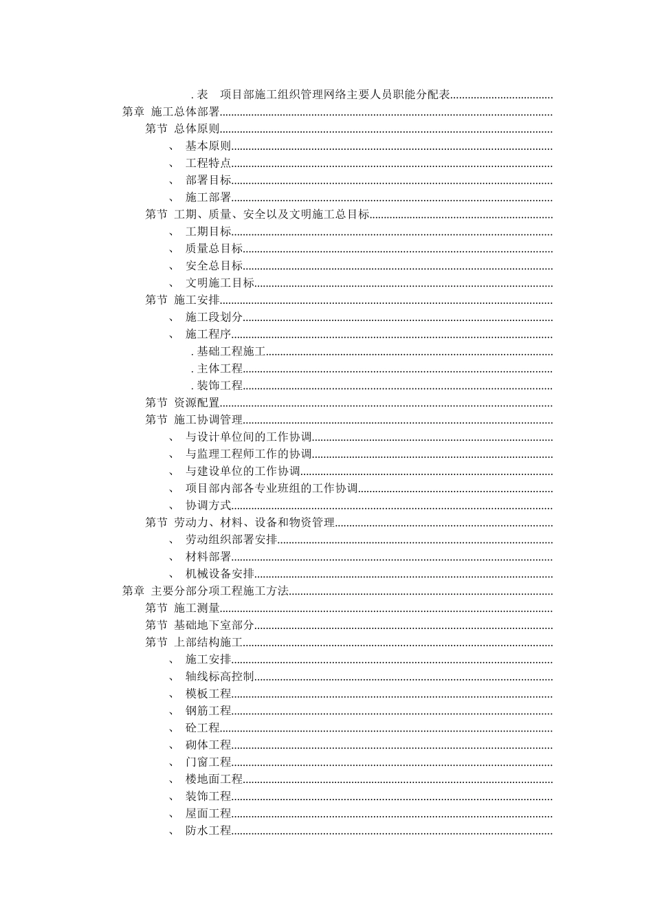 扬州某小区建筑群体施工组织设计方案_第2页