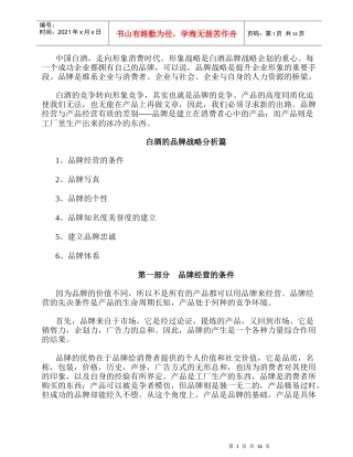 大中华品牌战略企划