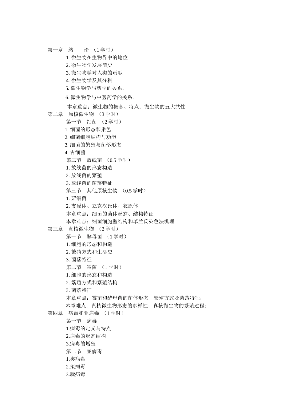 微生物学理论大纲_第2页