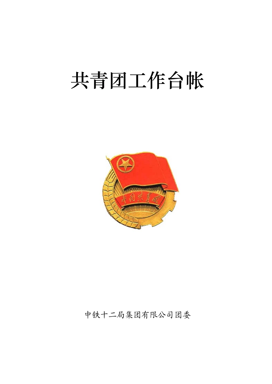 基层团组织工作台帐_第1页