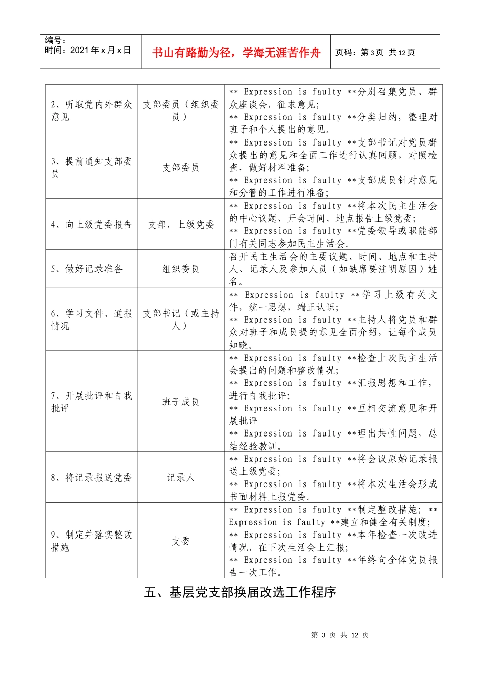 基层党组织工作流程指南_第3页