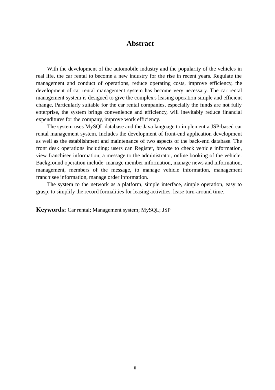 基于JSP的汽车租赁管理系统的设计与实现_第2页