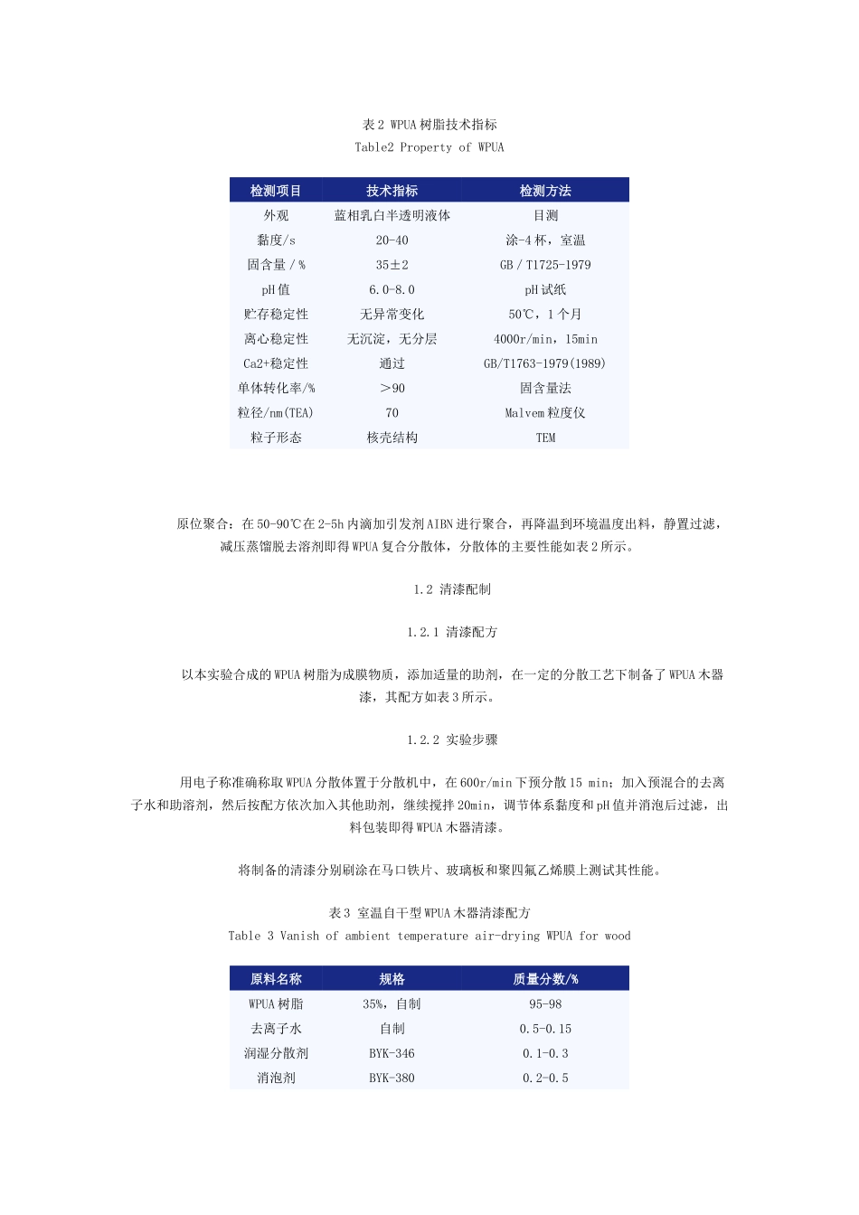 室温自干型水性PUA木器涂料-环球聚氨酯网-聚氨酯_第2页