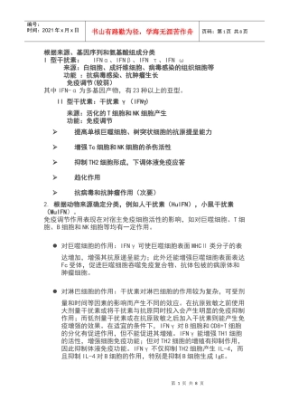 基因工程重组人干扰素