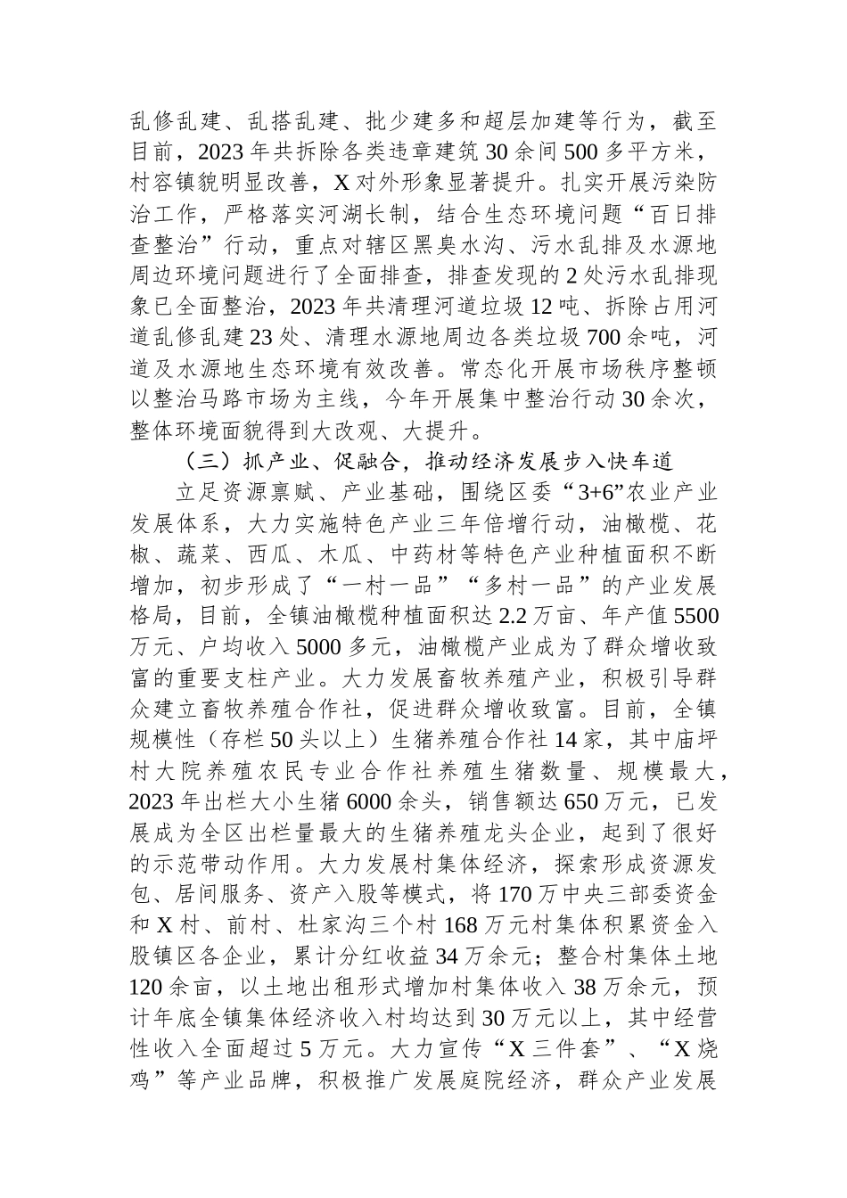 镇2023年工作总结暨2024年工作打算_第2页