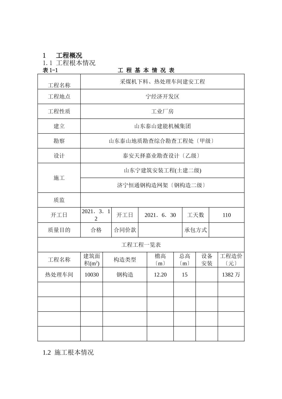 建能集团采煤机下料、热处理项目工程监理月报_第3页