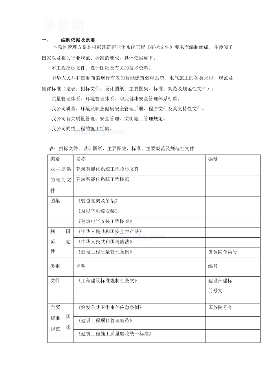 建筑智能化系统工程施工组织设计方案_第1页