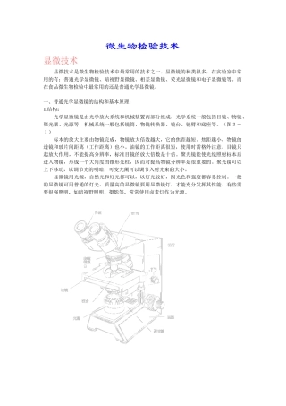 微生物检验技术