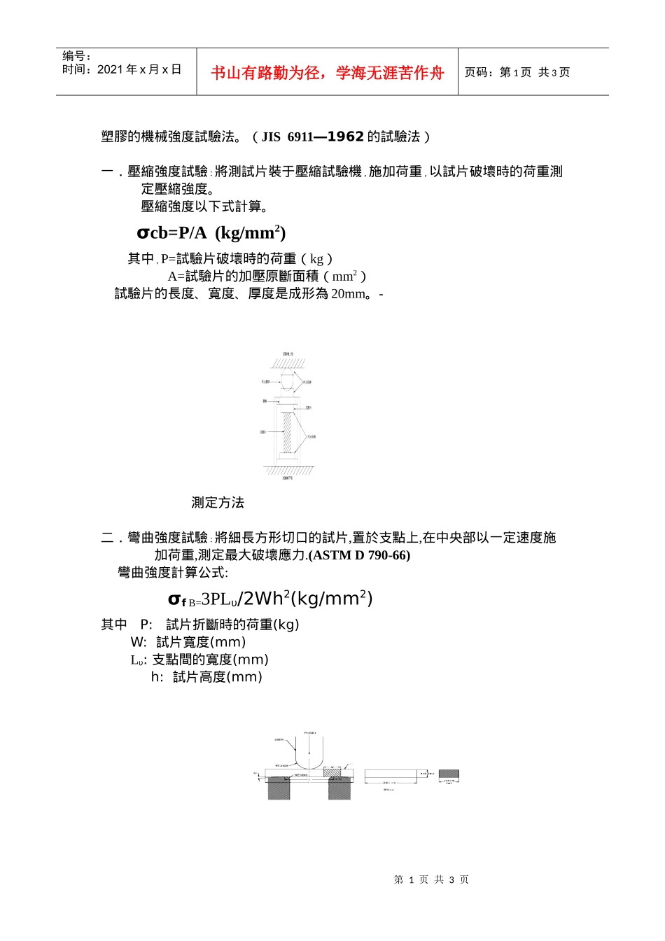 塑胶部品的信赖测试项目及方法_第1页