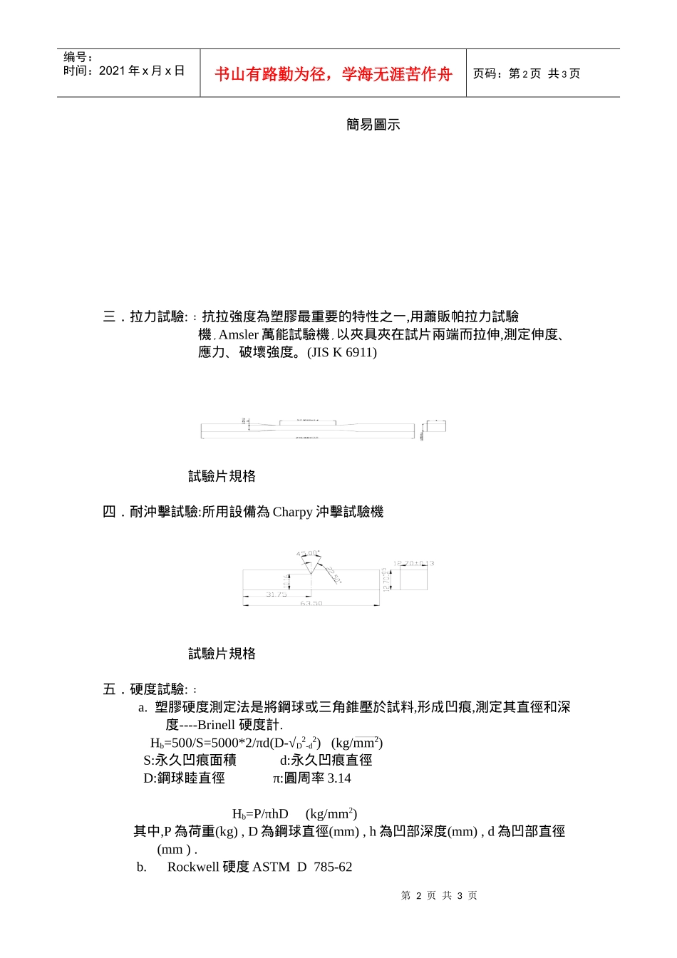 塑胶部品的信赖测试项目及方法_第2页