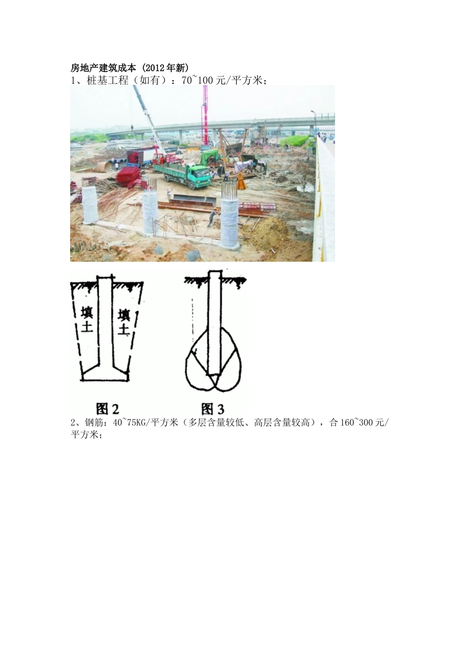 房地产建筑成本(XXXX年新)_第1页