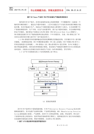 基于GEFanuc产品的PBS汽车总装生产线监控系统设计(doc6)(1)