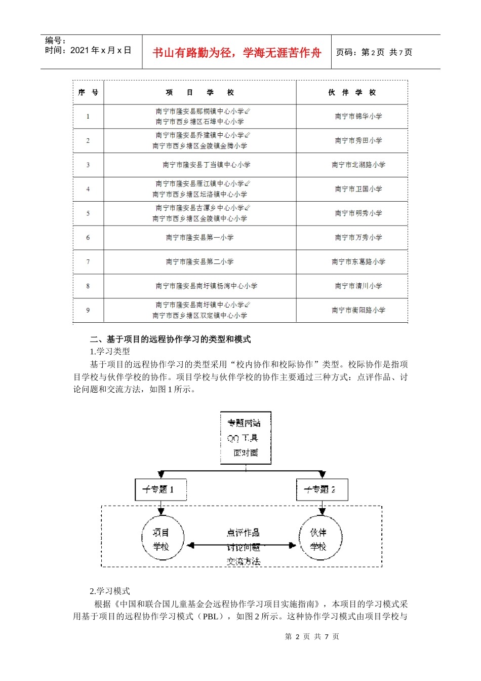 基于项目的远程协作学习(PBL)的实践与思考_第2页