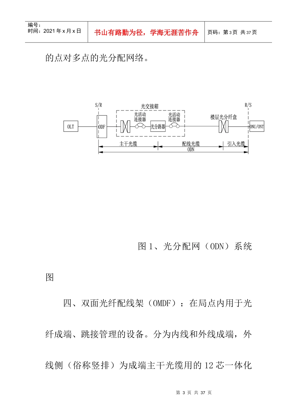 天津联通EPON(FTTH)线路施工与验收规范_第3页