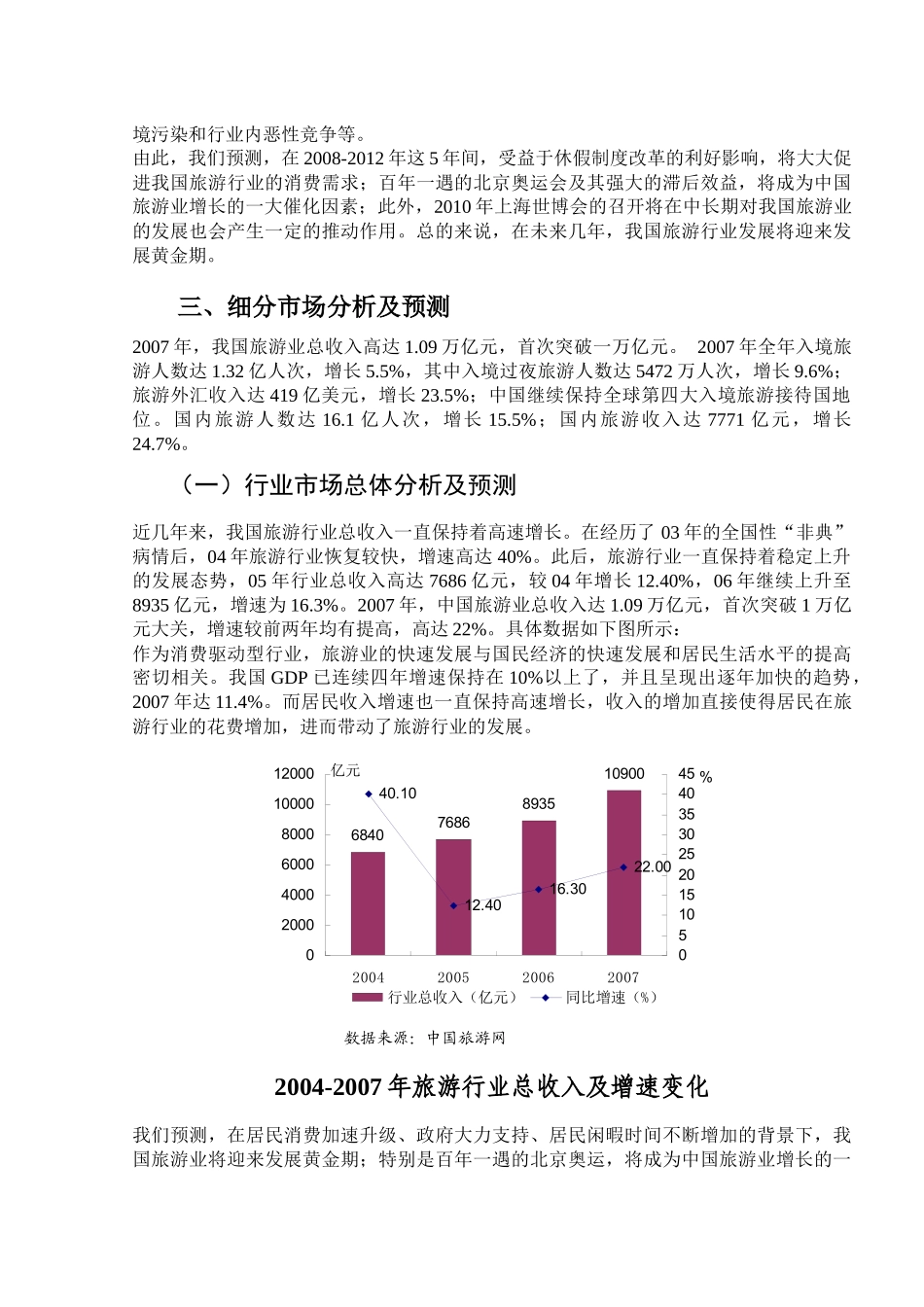 旅游业的发展状况及总体分析_第2页
