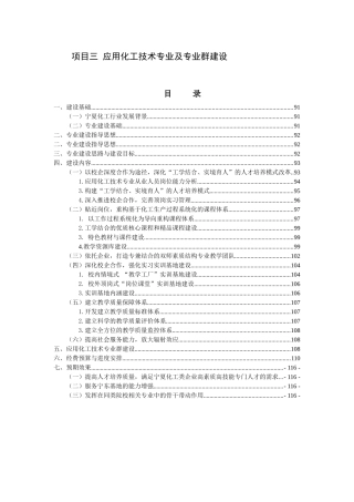 宁夏工商 应用化工技术专业及专业群建设(借鉴五)