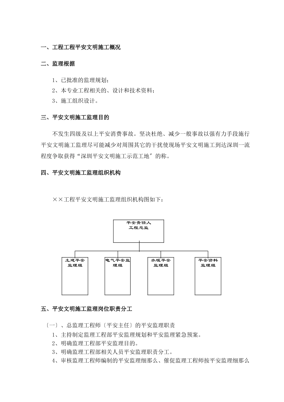 安全文明施工监理细则(模版)_第2页