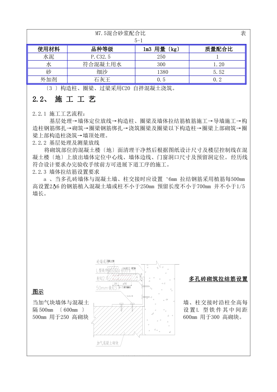砌筑工程技术交底4_第2页