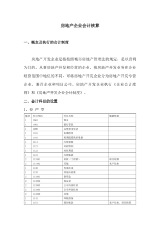 房地产会计制度