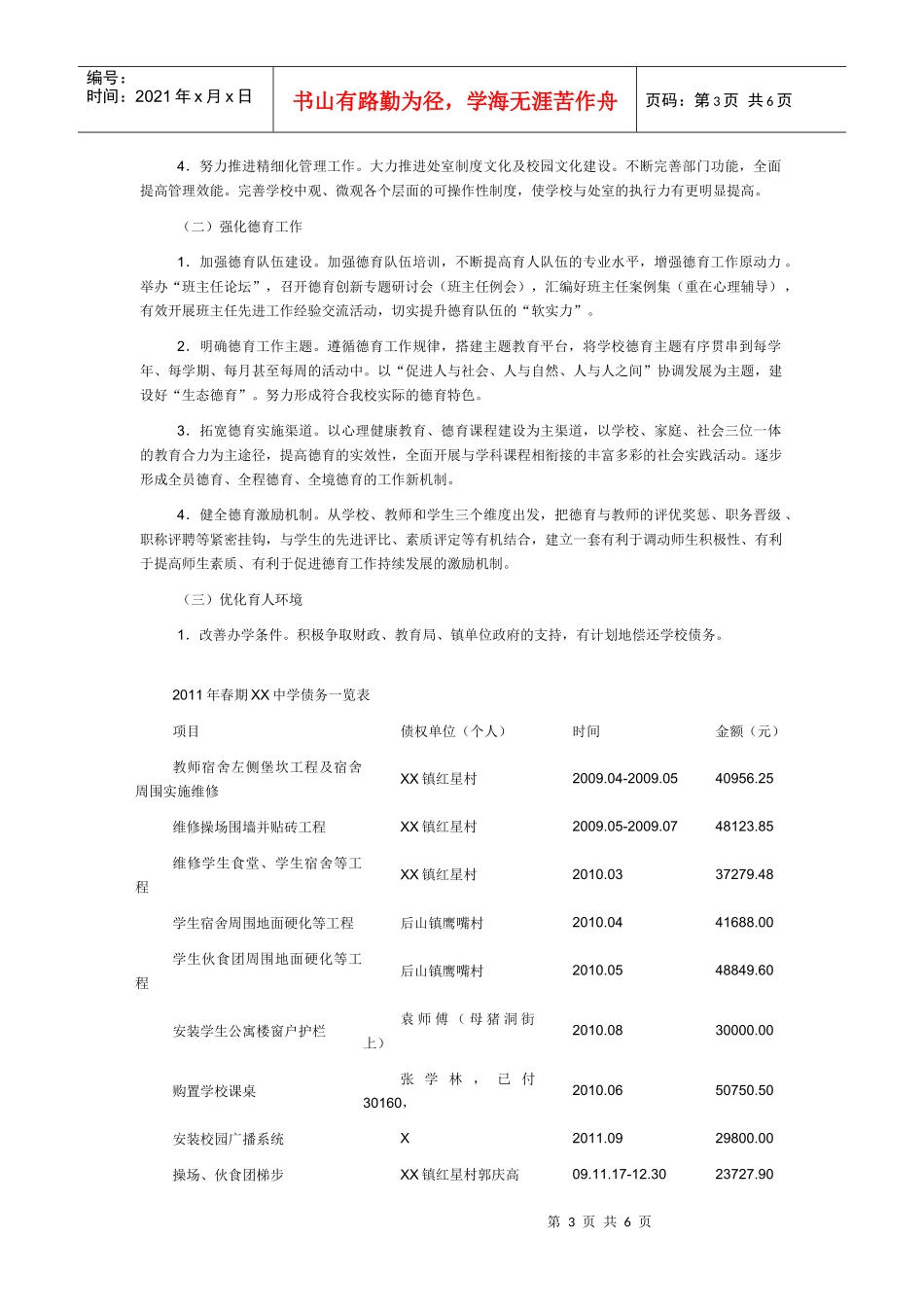 学校十二五发展规划_第3页