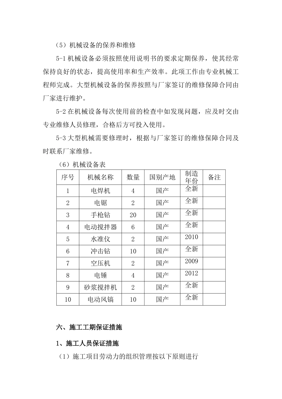 技术能力及施工工期保证措施(93页)_第3页