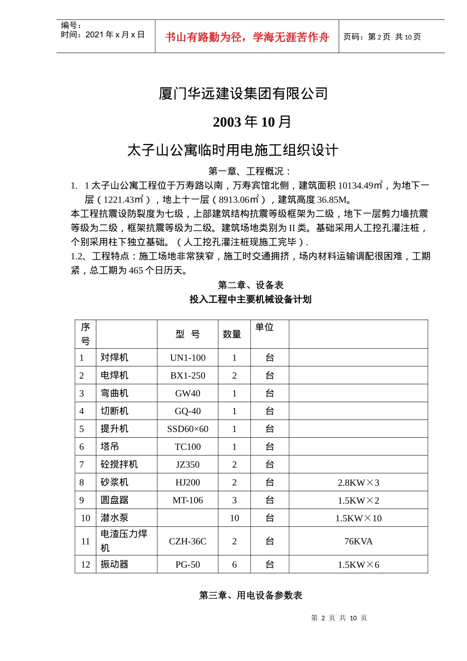 太子山公寓临时用电施工组织设计(doc10)(1)_第2页