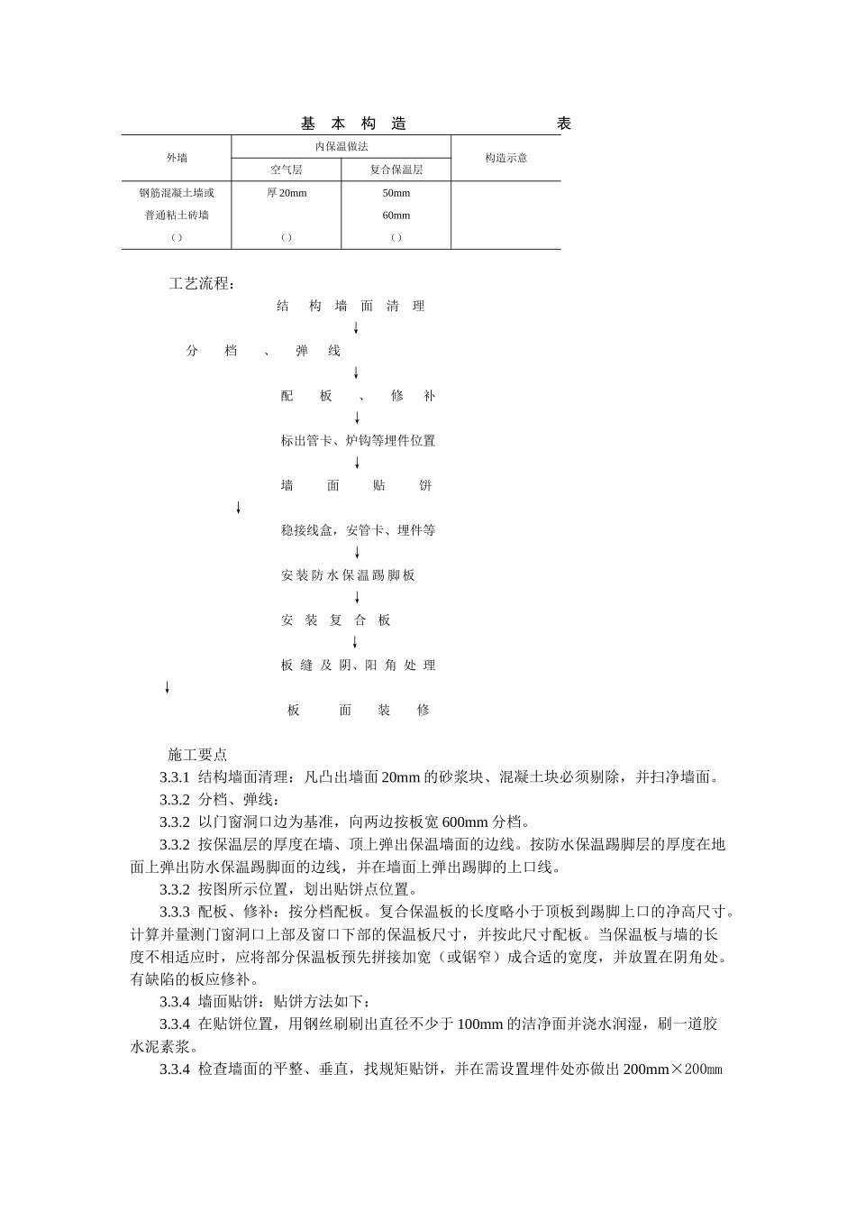 增强石膏聚苯复合板外墙内保温施工工艺标准(5页)_第2页