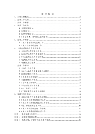 工业厂房监理规划2