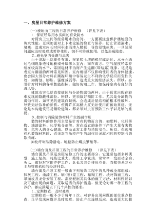 房屋租赁期间的维护、管理方案-②(43页)