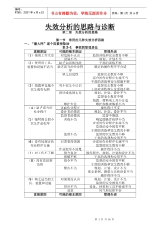 失效分析的思路与诊断