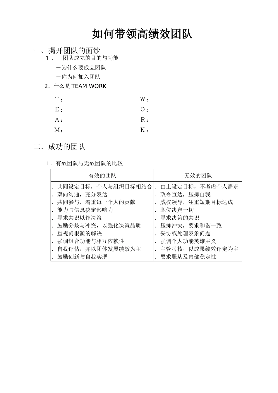 如何带领高绩效团队培训讲义完整版_第2页