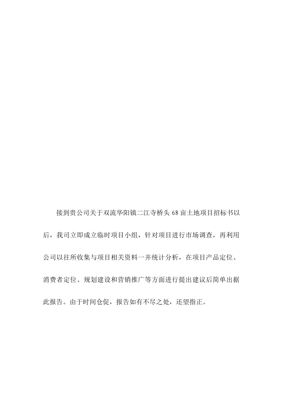 成都某房地产项目策划提案_第2页