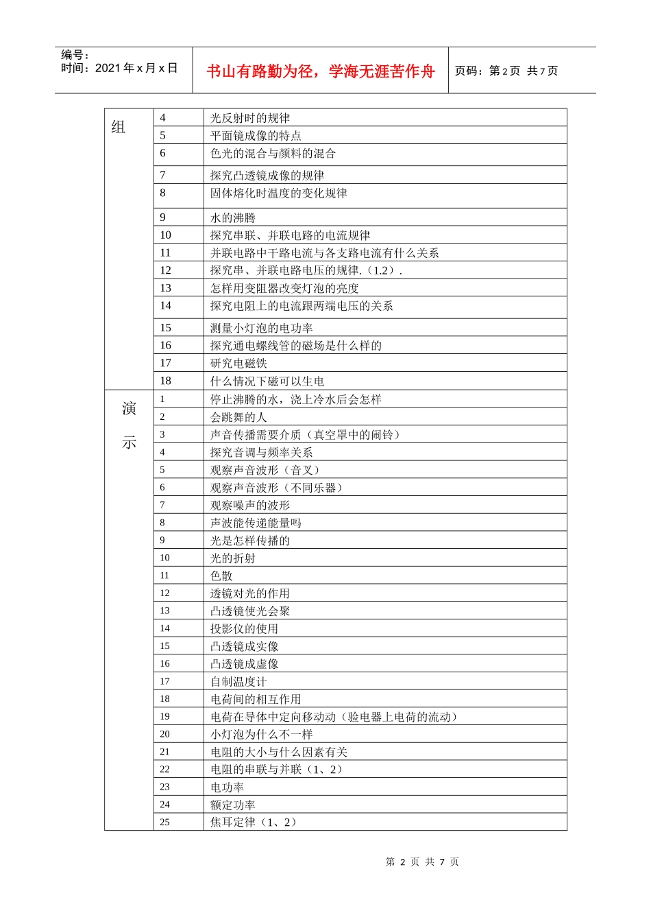 学科实验教学应完成实验项目_第2页