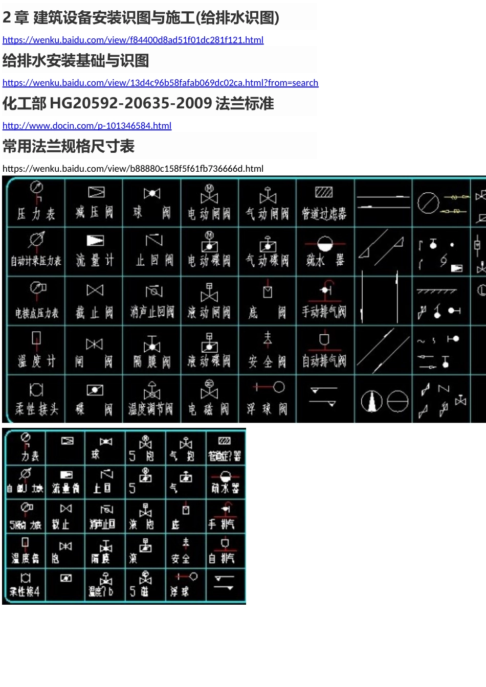 安装给排水图例_第1页