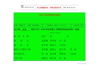 学校组织机构Microsoft Word 文档 (2)