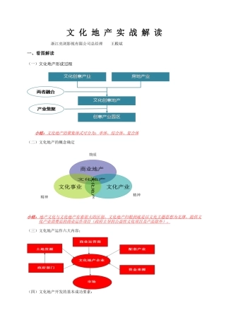 文化地产实战解读