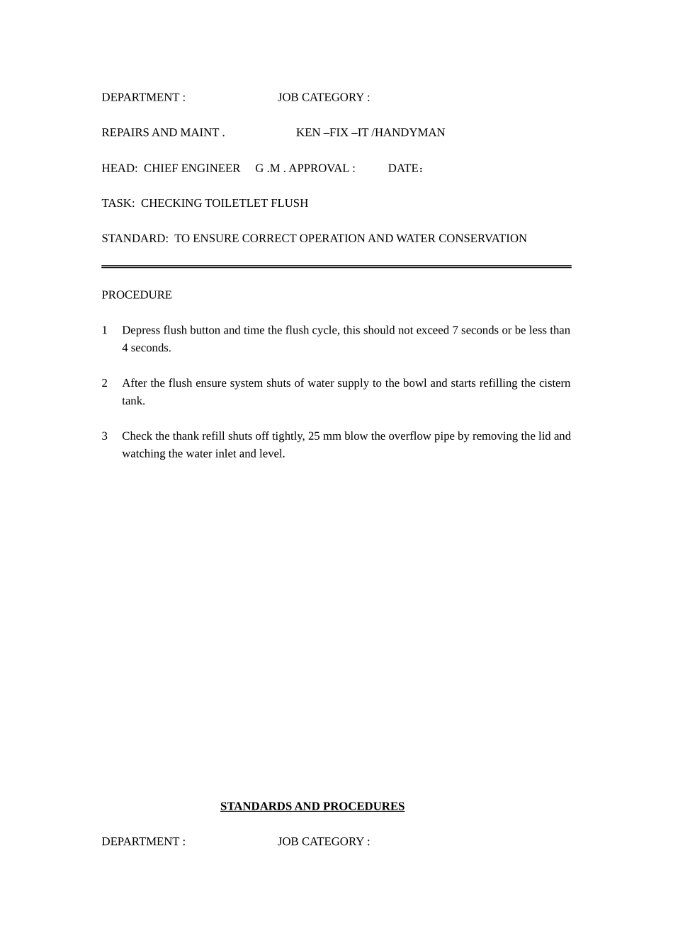 国外著名酒店工程部操作程序-2(英文)REPAIRSANDMAINTENANCE(17-36)_第3页