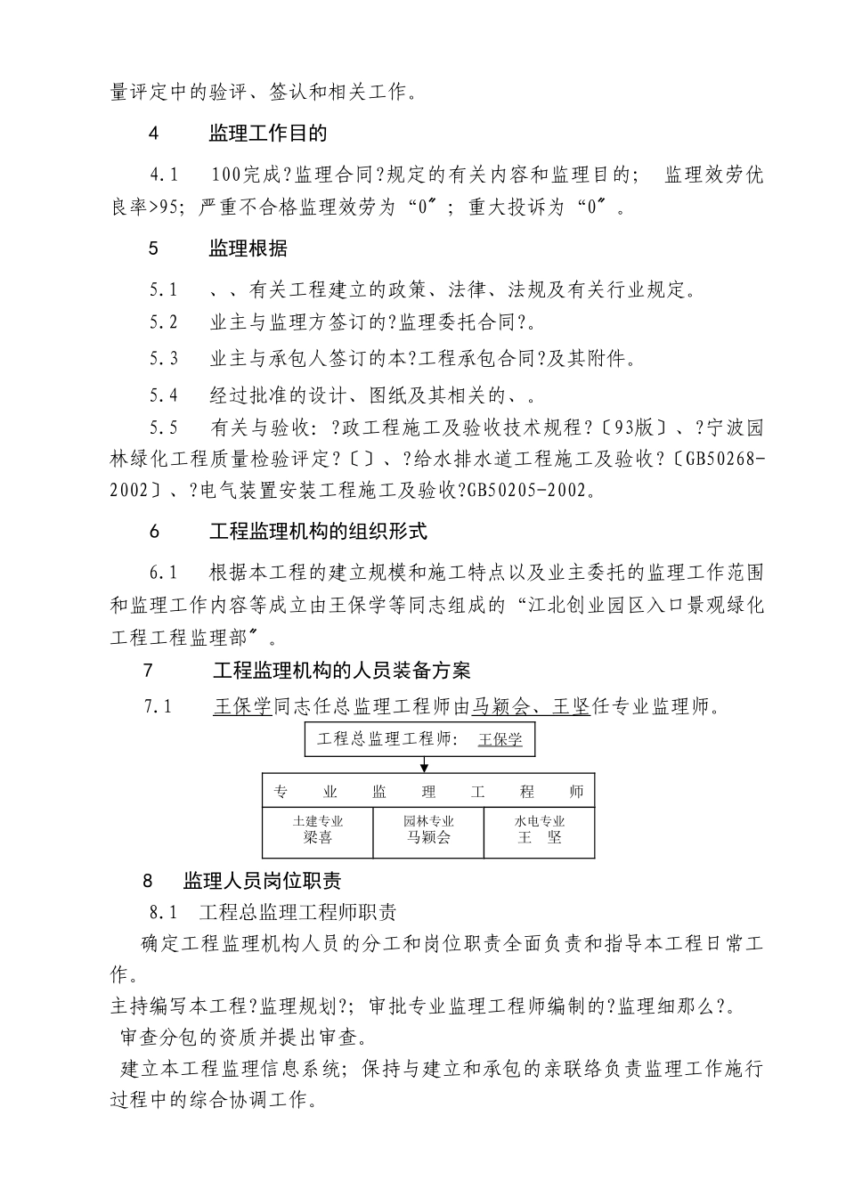 江北投资创业园区入口景观绿化工程监理规划_第2页