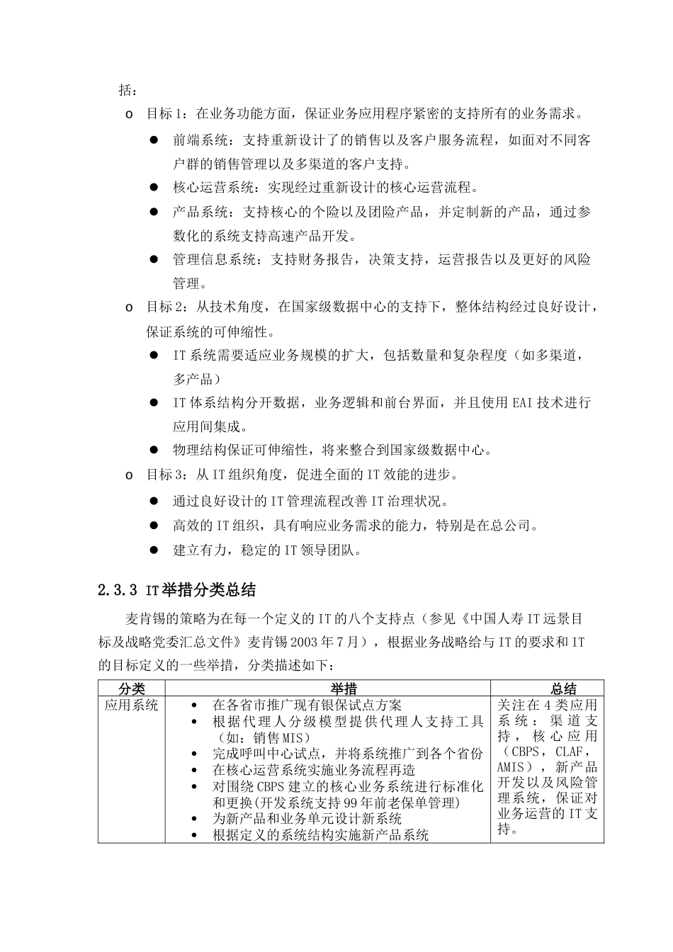 惠普-中国人寿保险业务与IT战略整合评估报告_第3页