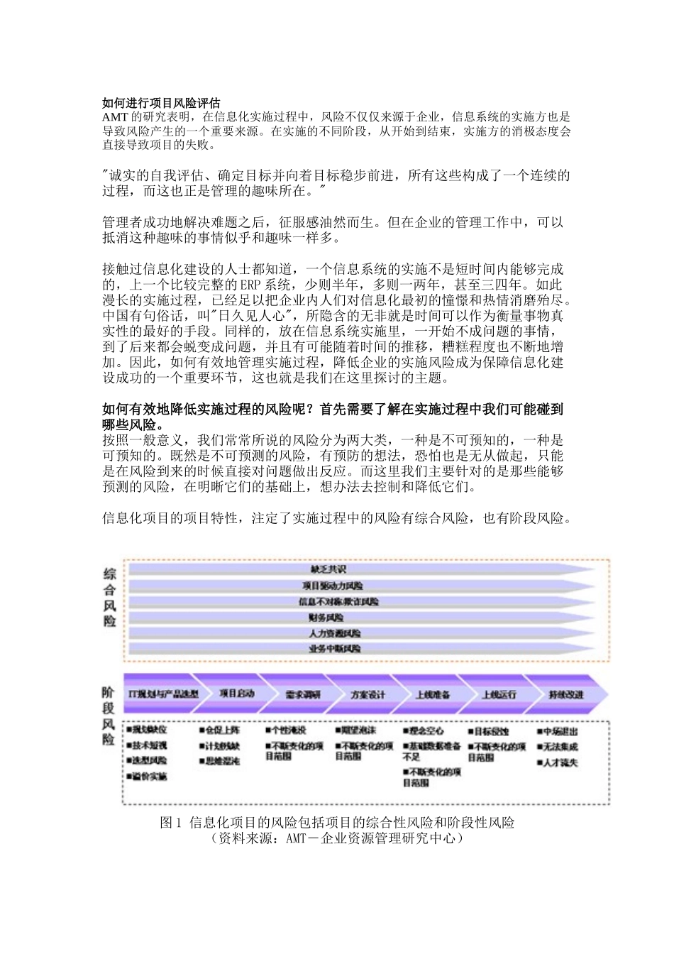如何进行项目风险评估_第1页